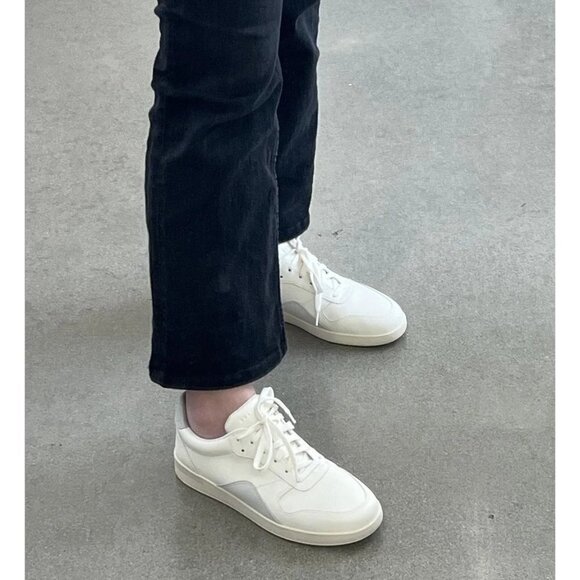 Everlane The ReLeather Court Sneaker in Off White New Womens Casual Shoe - Picture 2 of 16